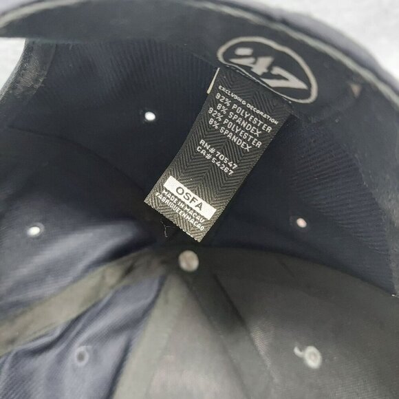 Seattle Mariners Gray & Navy Baseball Cap W/ Logo Embroidery By 47 READ - Picture 11 of 12